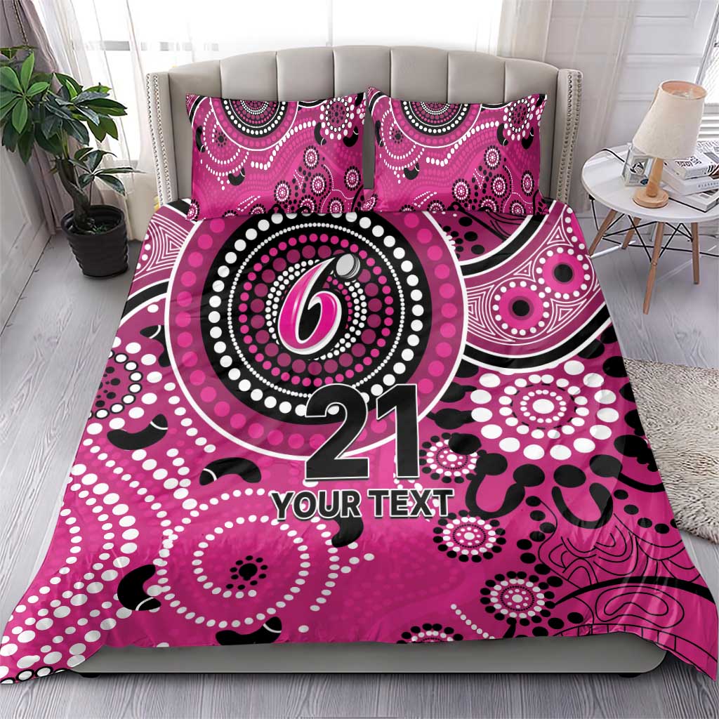 Sixers Cricket Custom Bedding Set Australian Aboriginal