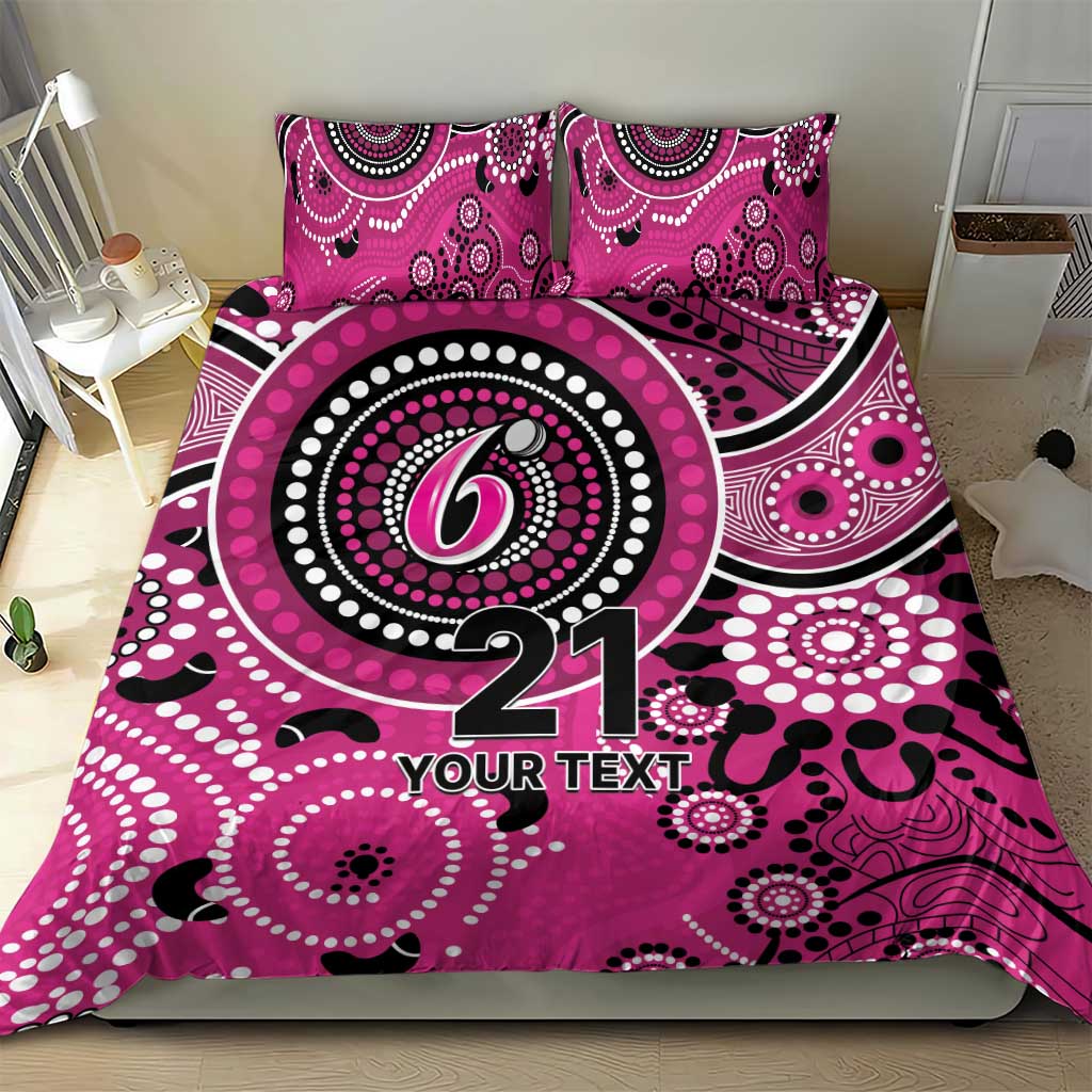 Sixers Cricket Custom Bedding Set Australian Aboriginal