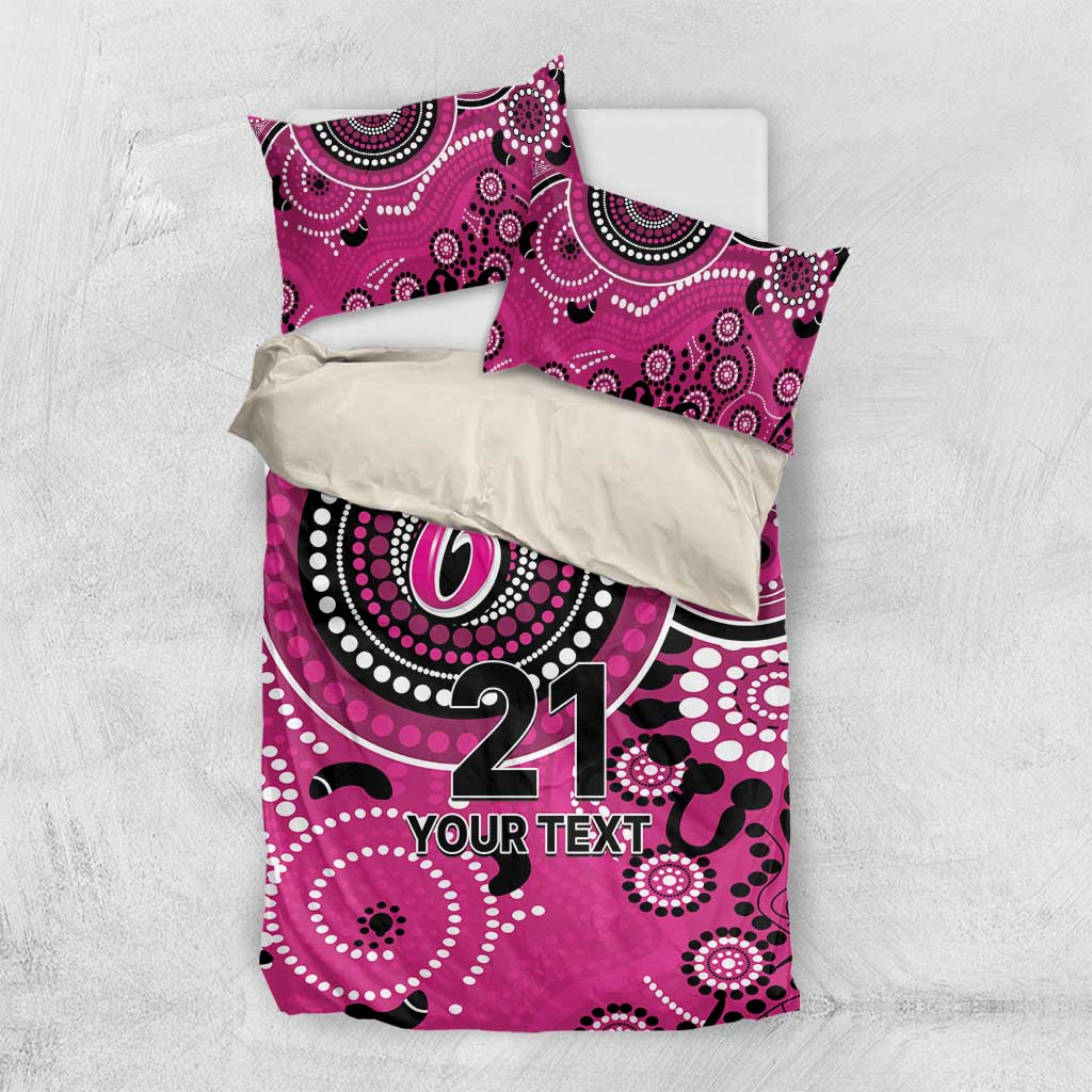 Sixers Cricket Custom Bedding Set Australian Aboriginal