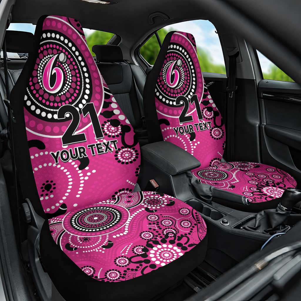 Sixers Cricket Custom Car Seat Cover Australian Aboriginal