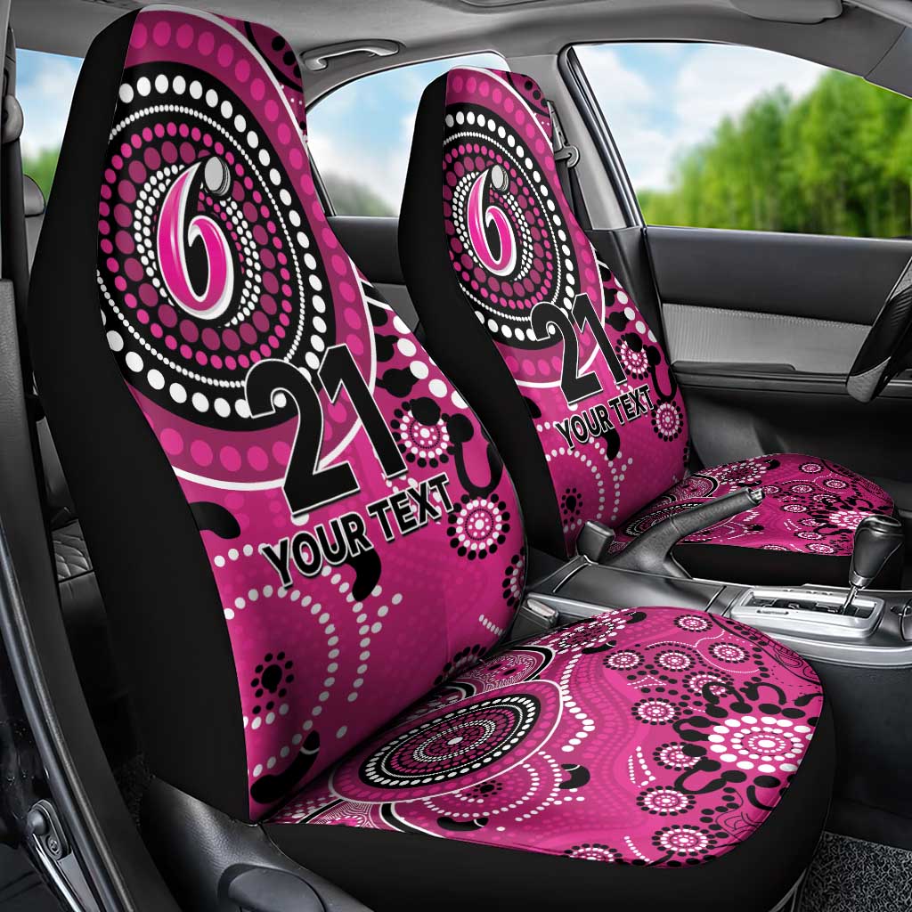 Sixers Cricket Custom Car Seat Cover Australian Aboriginal