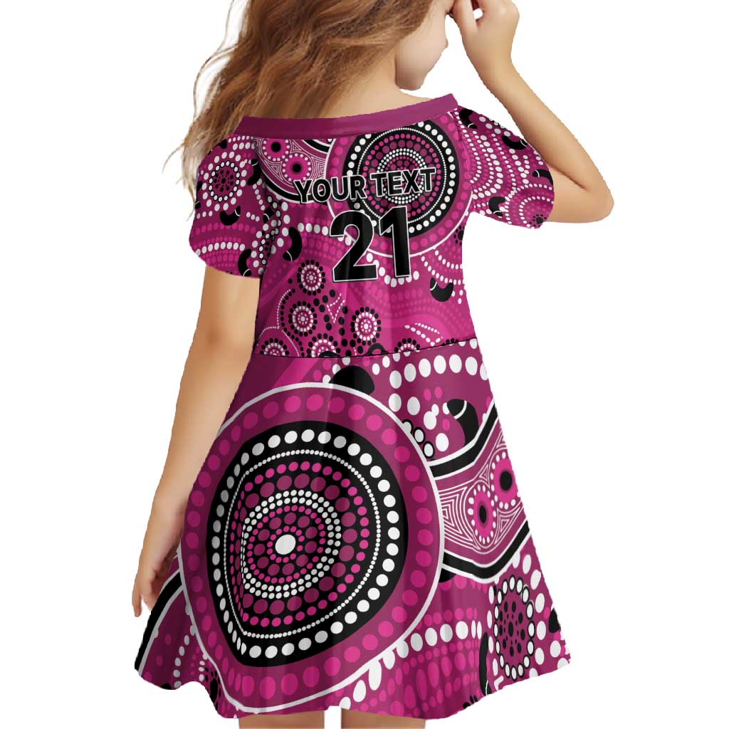 Sixers Cricket Custom Family Matching Long Sleeve Bodycon Dress and Hawaiian Shirt Australian Aboriginal