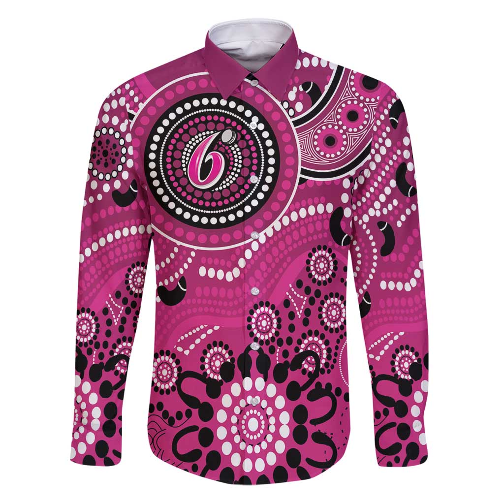 Sixers Cricket Custom Family Matching Puletasi and Hawaiian Shirt Australian Aboriginal