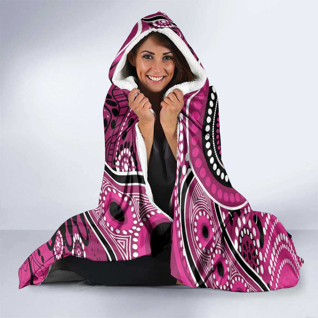 Sixers Cricket Custom Hooded Blanket Australian Aboriginal