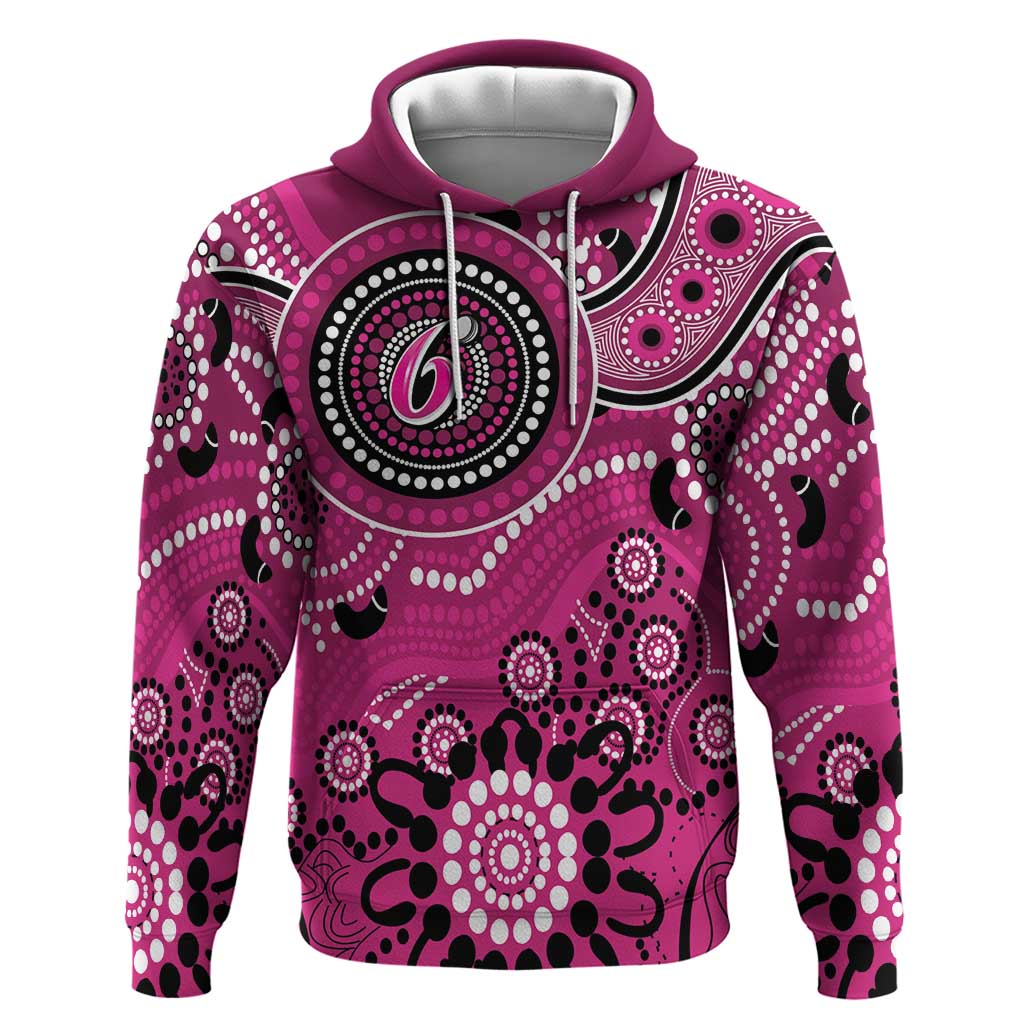 Sixers Cricket Custom Hoodie Australian Aboriginal