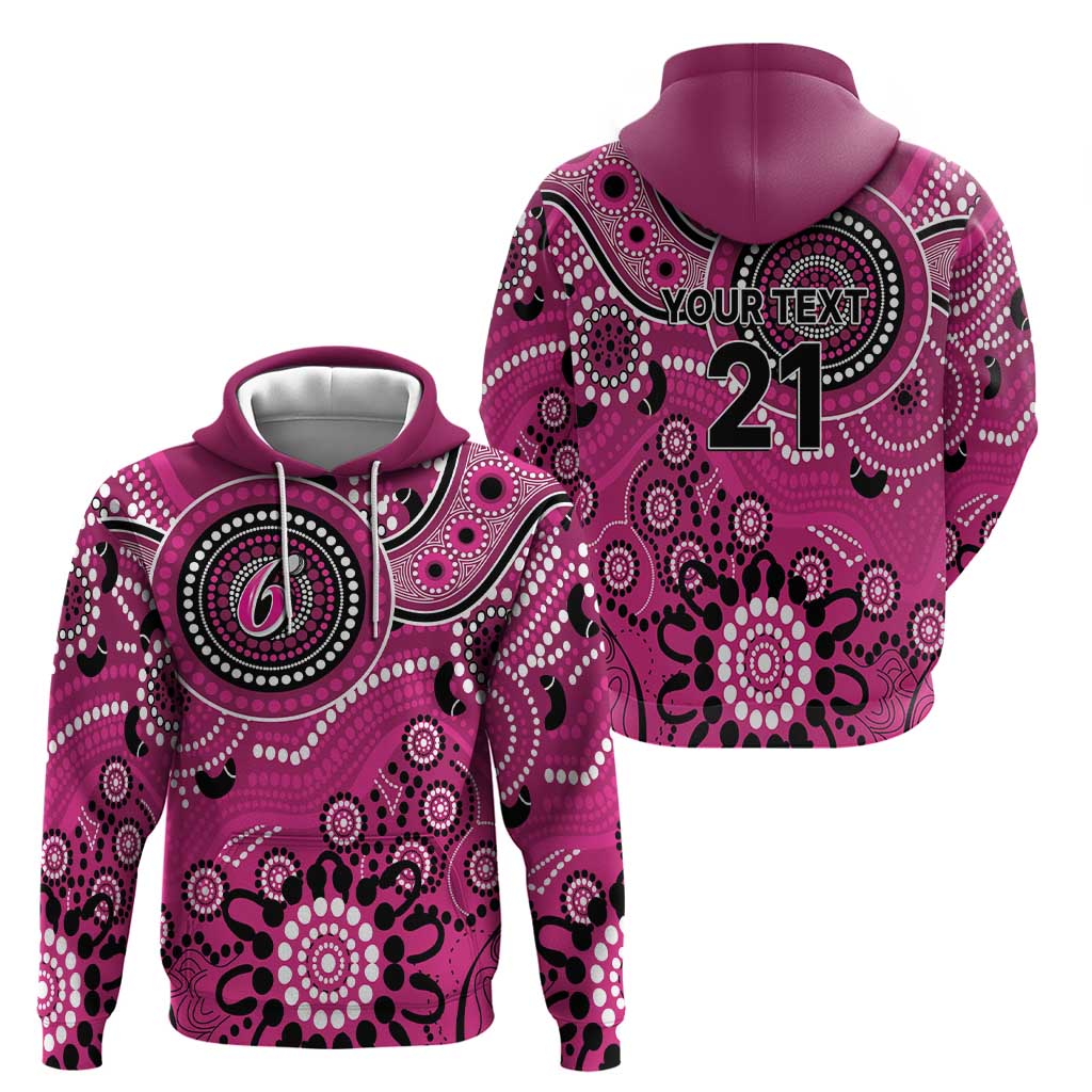 Sixers Cricket Custom Hoodie Australian Aboriginal