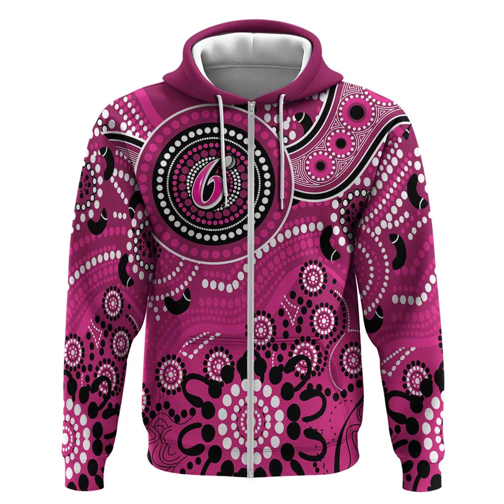 Sixers Cricket Custom Hoodie Australian Aboriginal