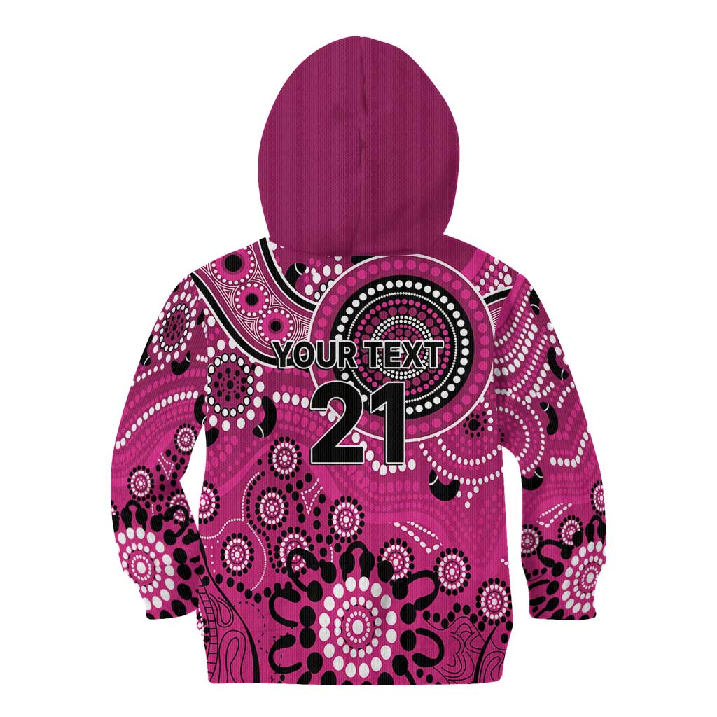 Sixers Cricket Custom Kid Hoodie Australian Aboriginal