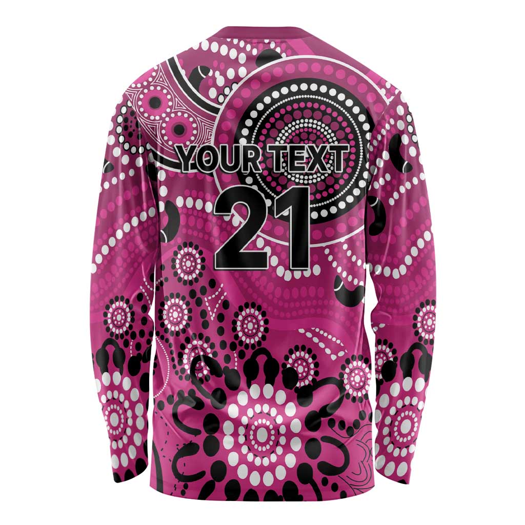 Sixers Cricket Custom Long Sleeve Shirt Australian Aboriginal