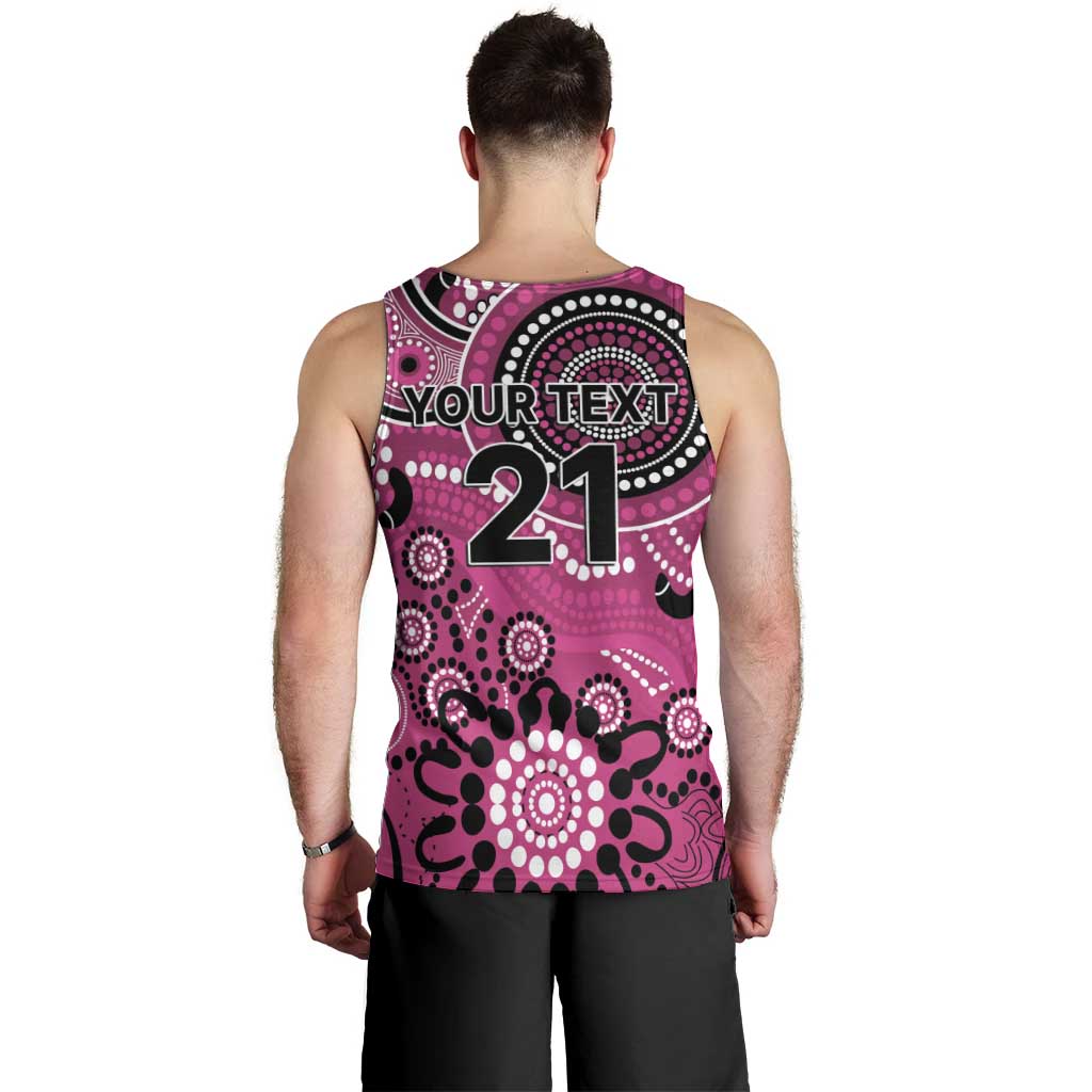 Sixers Cricket Custom Men Tank Top Australian Aboriginal