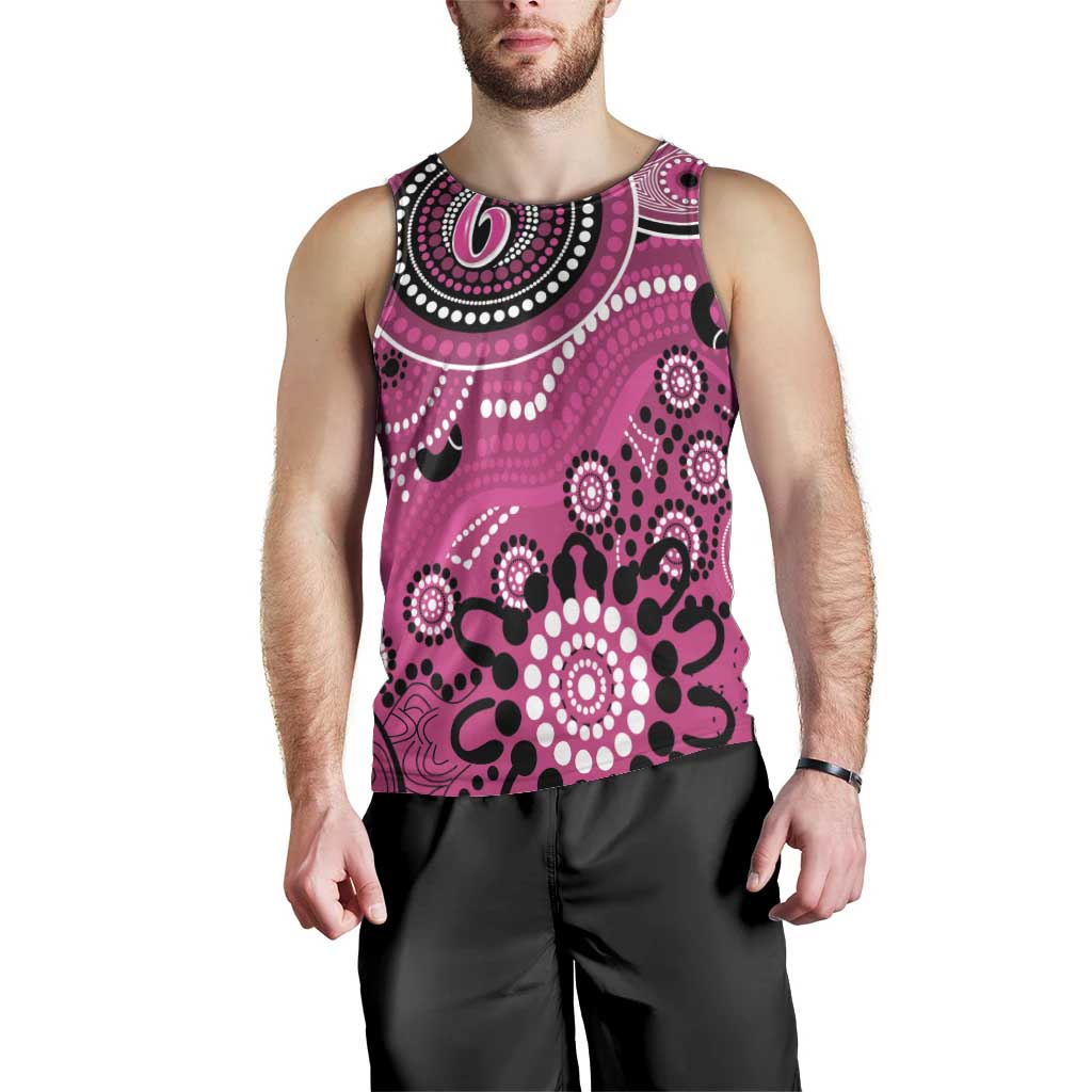 Sixers Cricket Custom Men Tank Top Australian Aboriginal