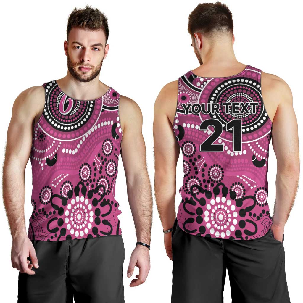 Sixers Cricket Custom Men Tank Top Australian Aboriginal