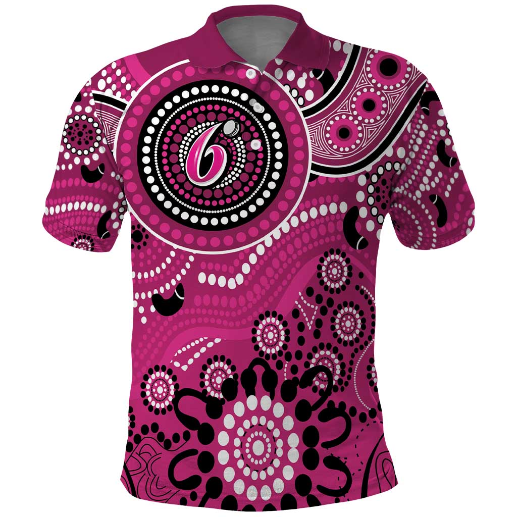 Sixers Cricket Custom Polo Shirt Australian Aboriginal