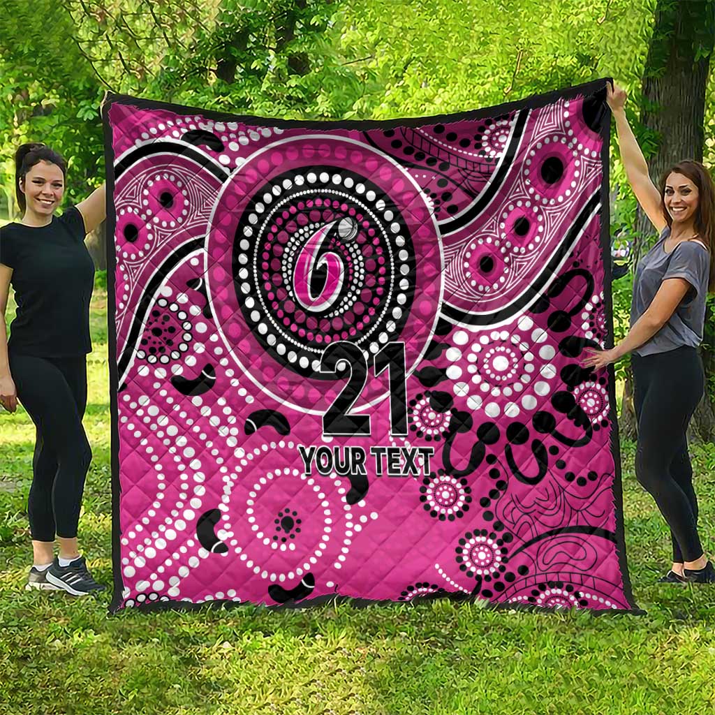 Sixers Cricket Custom Quilt Australian Aboriginal