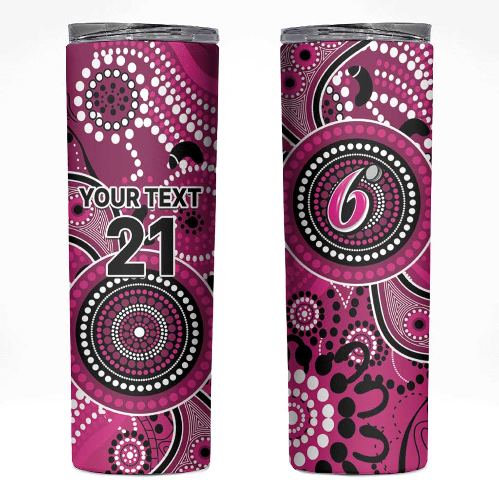 Sixers Cricket Custom Skinny Tumbler Australian Aboriginal