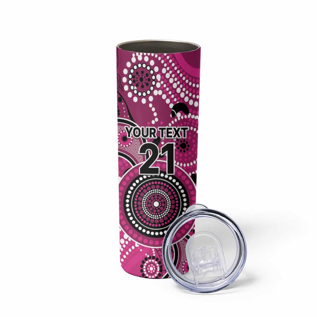 Sixers Cricket Custom Skinny Tumbler Australian Aboriginal