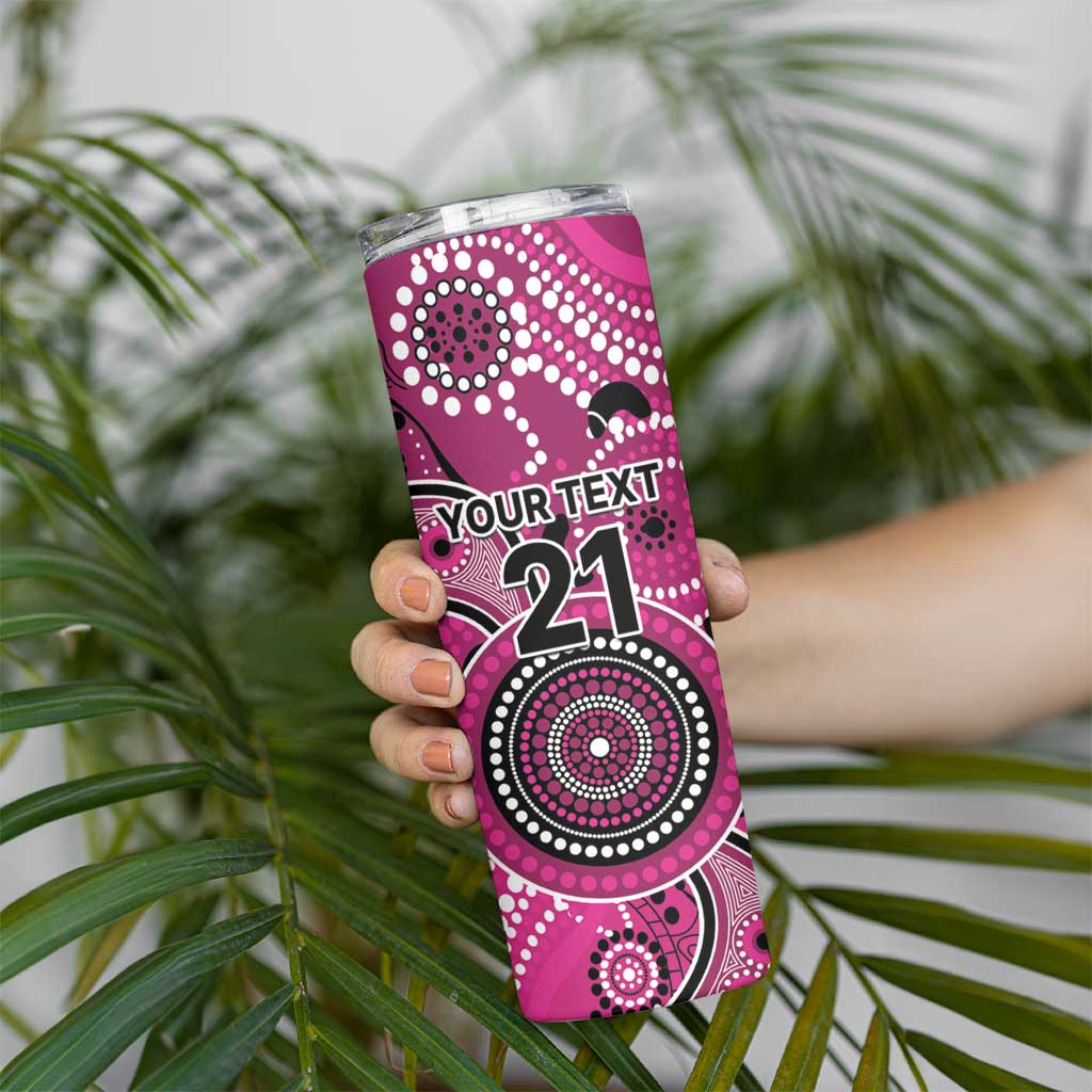 Sixers Cricket Custom Skinny Tumbler Australian Aboriginal