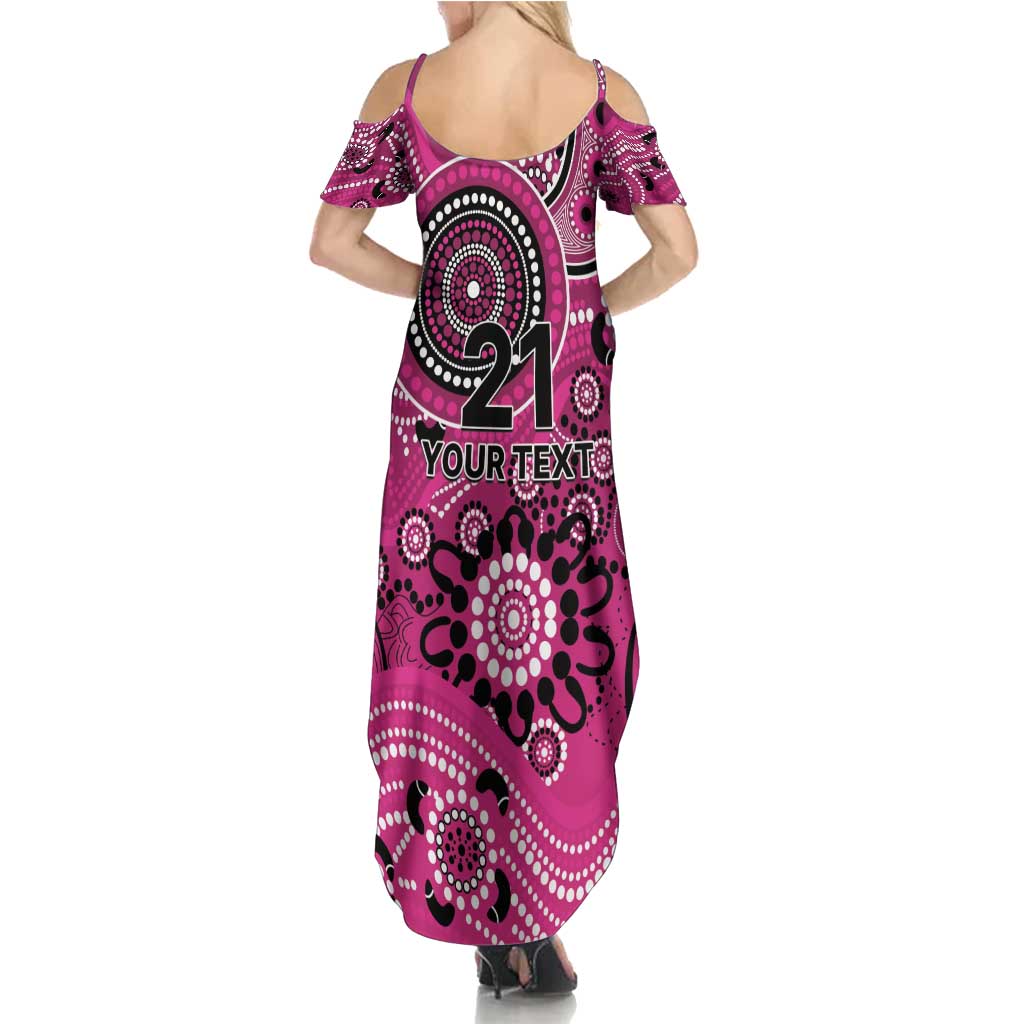 Sixers Cricket Custom Summer Maxi Dress Australian Aboriginal