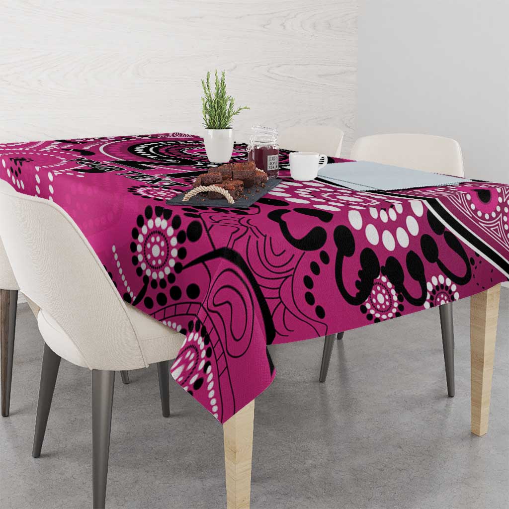 Sixers Cricket Custom Tablecloth Australian Aboriginal