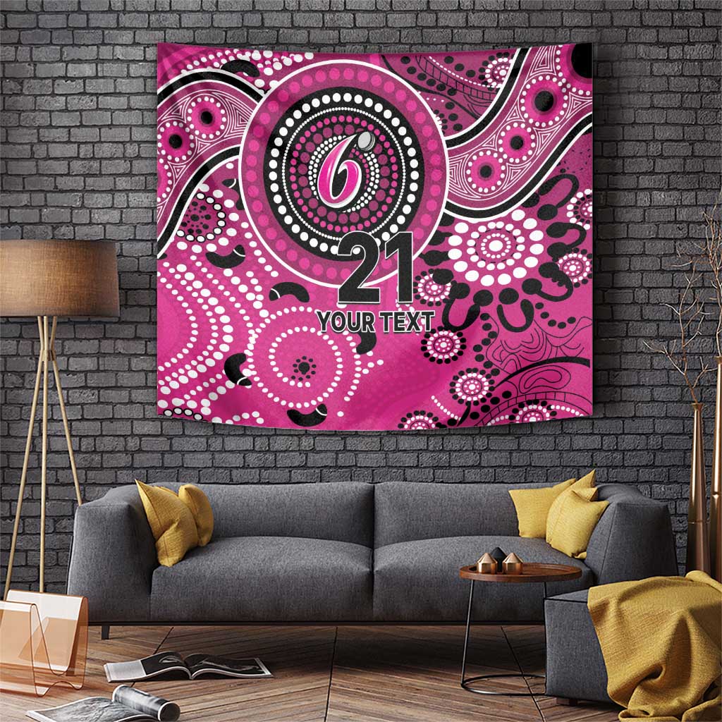 Sixers Cricket Custom Tapestry Australian Aboriginal