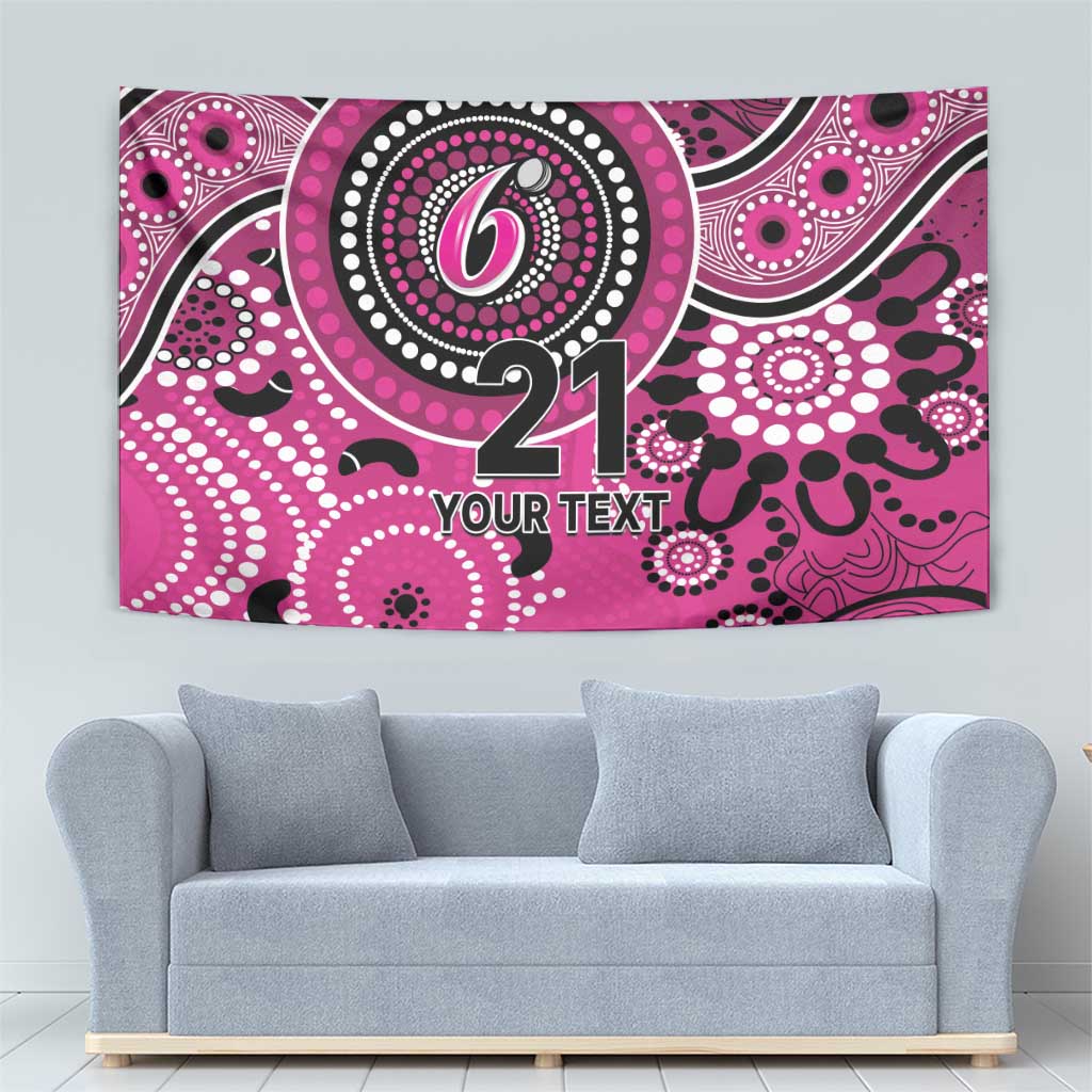 Sixers Cricket Custom Tapestry Australian Aboriginal