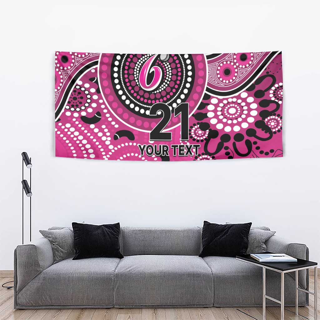 Sixers Cricket Custom Tapestry Australian Aboriginal