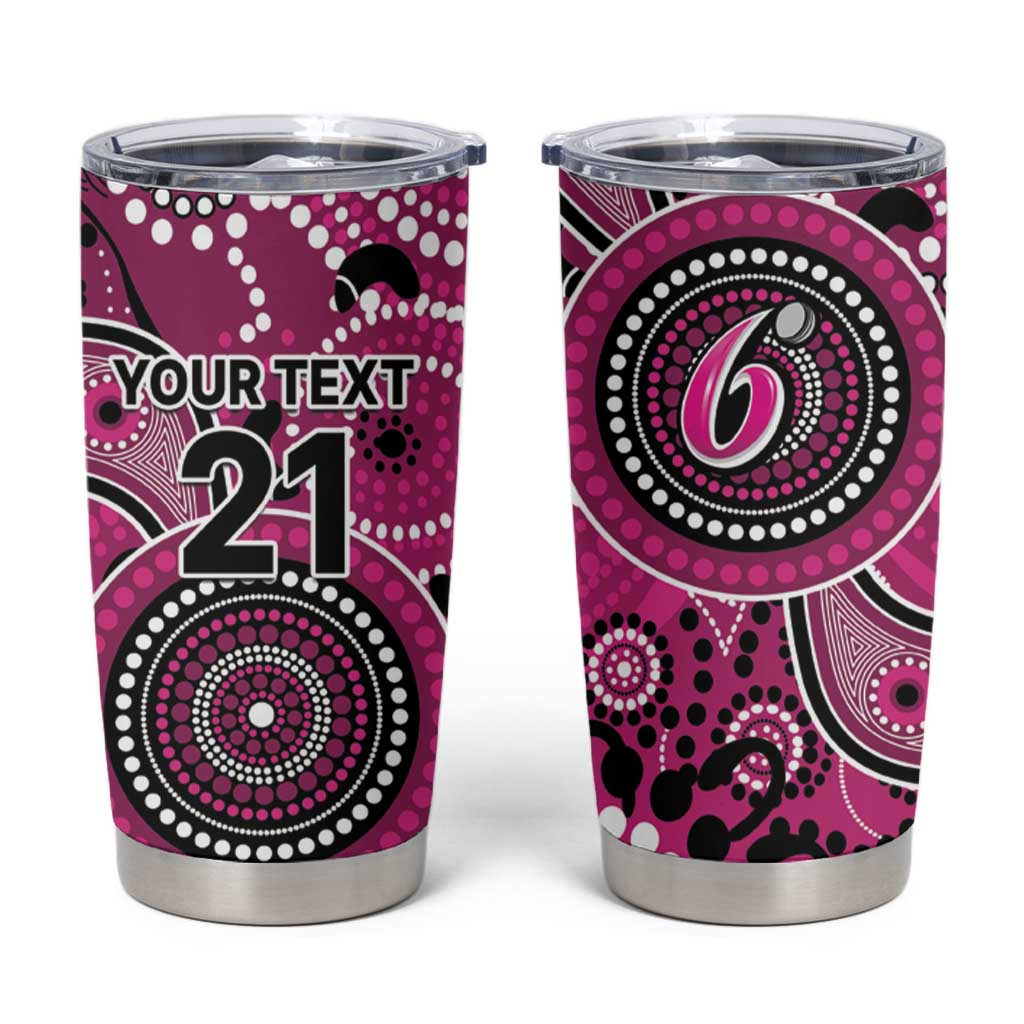 Sixers Cricket Custom Tumbler Cup Australian Aboriginal