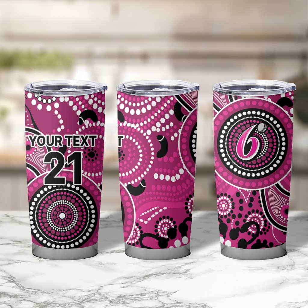 Sixers Cricket Custom Tumbler Cup Australian Aboriginal