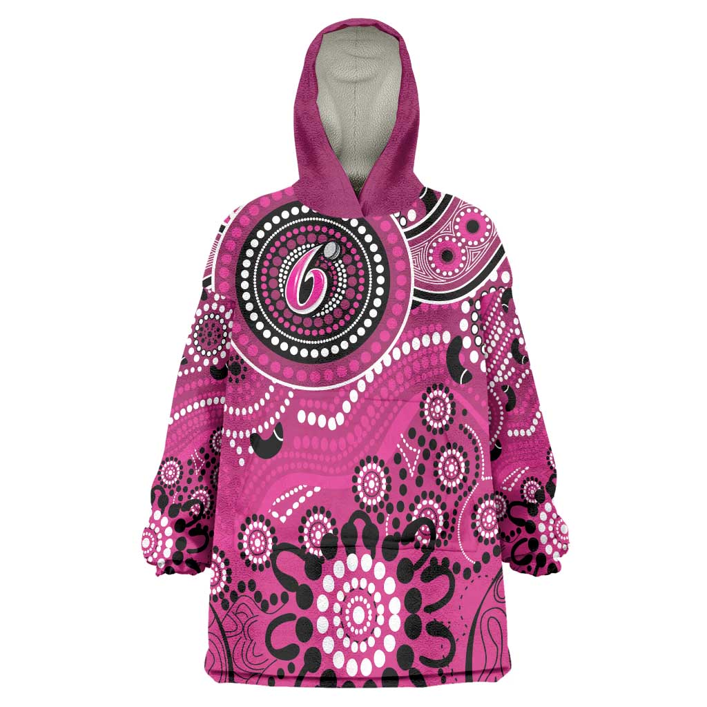 Sixers Cricket Custom Wearable Blanket Hoodie Australian Aboriginal