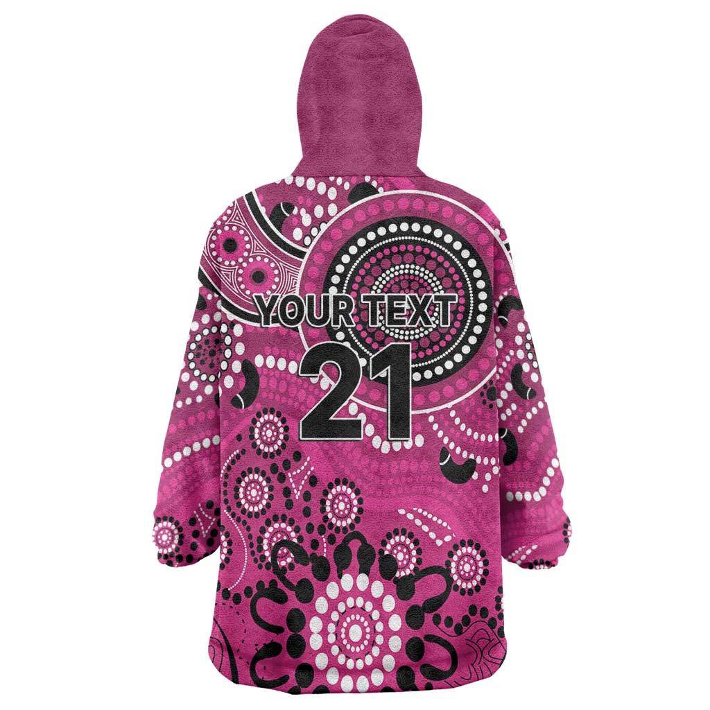 Sixers Cricket Custom Wearable Blanket Hoodie Australian Aboriginal