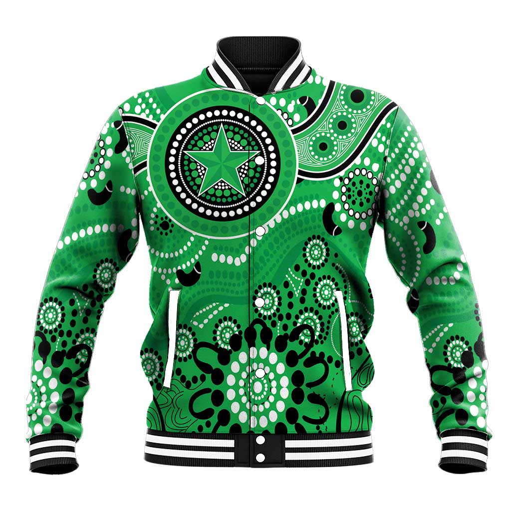 Stars Cricket Custom Baseball Jacket Australian Aboriginal