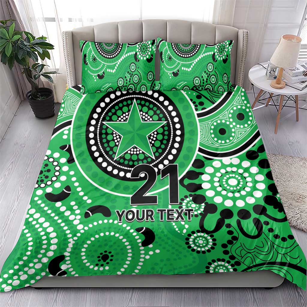 Stars Cricket Custom Bedding Set Australian Aboriginal