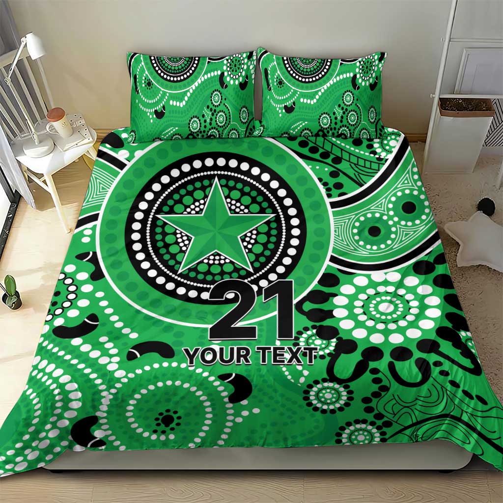 Stars Cricket Custom Bedding Set Australian Aboriginal