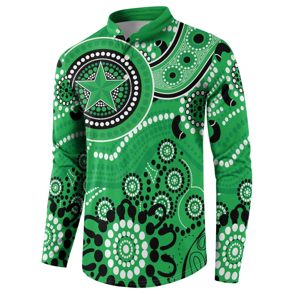 Stars Cricket Custom Button Sweatshirt Australian Aboriginal