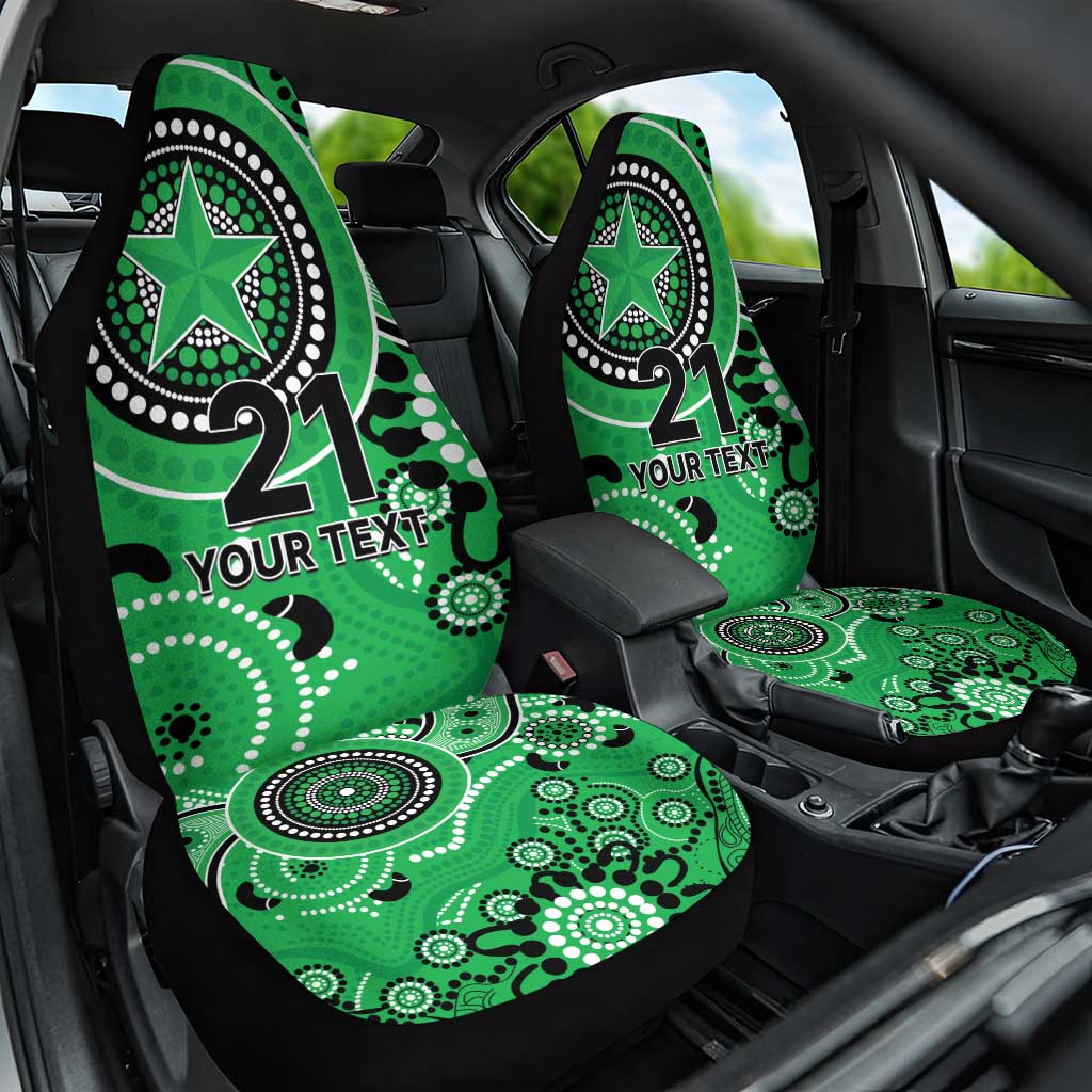 Stars Cricket Custom Car Seat Cover Australian Aboriginal