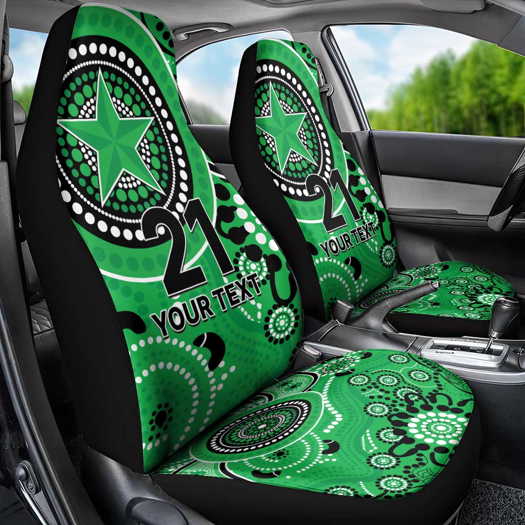 Stars Cricket Custom Car Seat Cover Australian Aboriginal