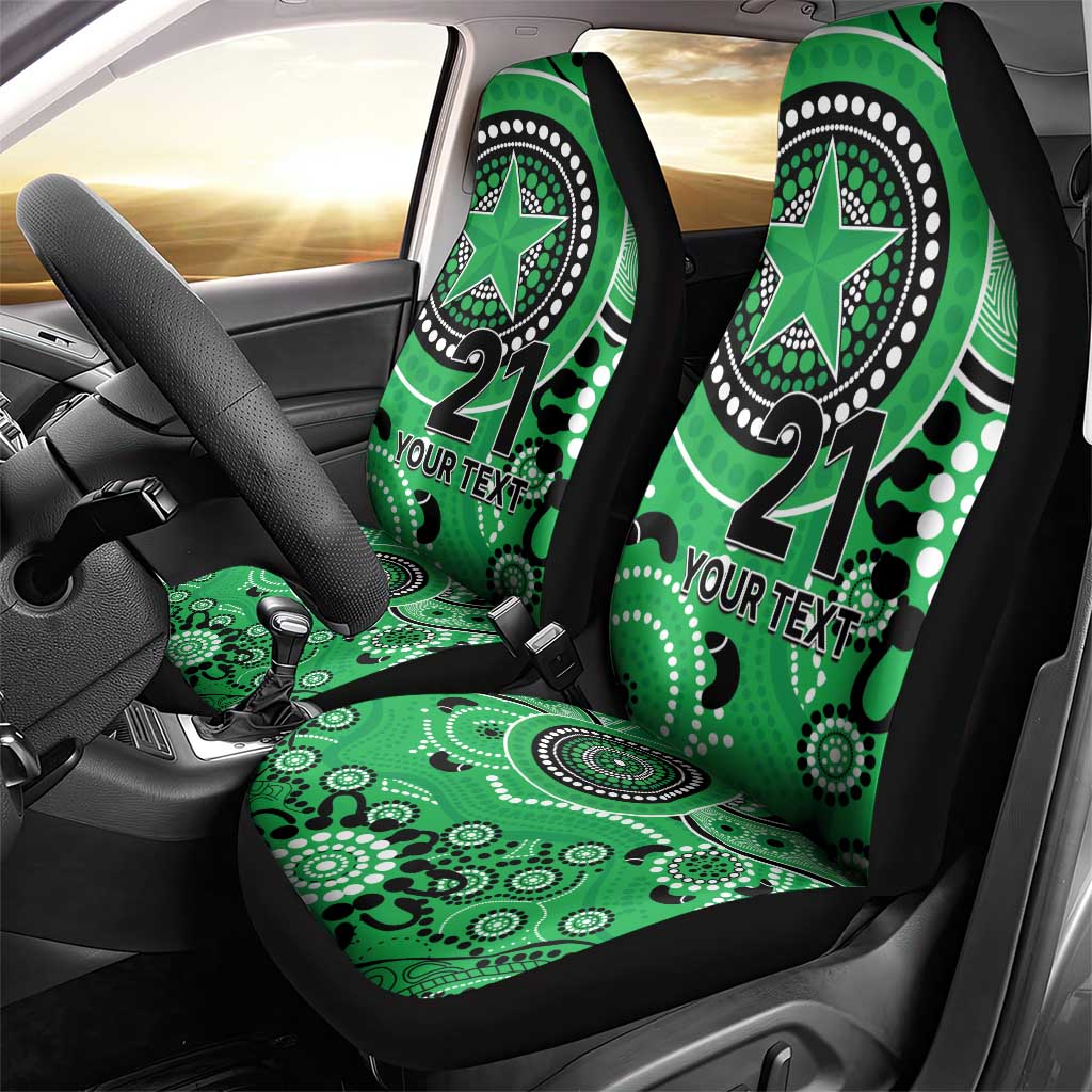 Stars Cricket Custom Car Seat Cover Australian Aboriginal