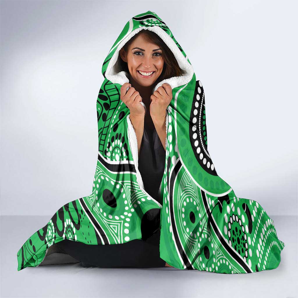 Stars Cricket Custom Hooded Blanket Australian Aboriginal