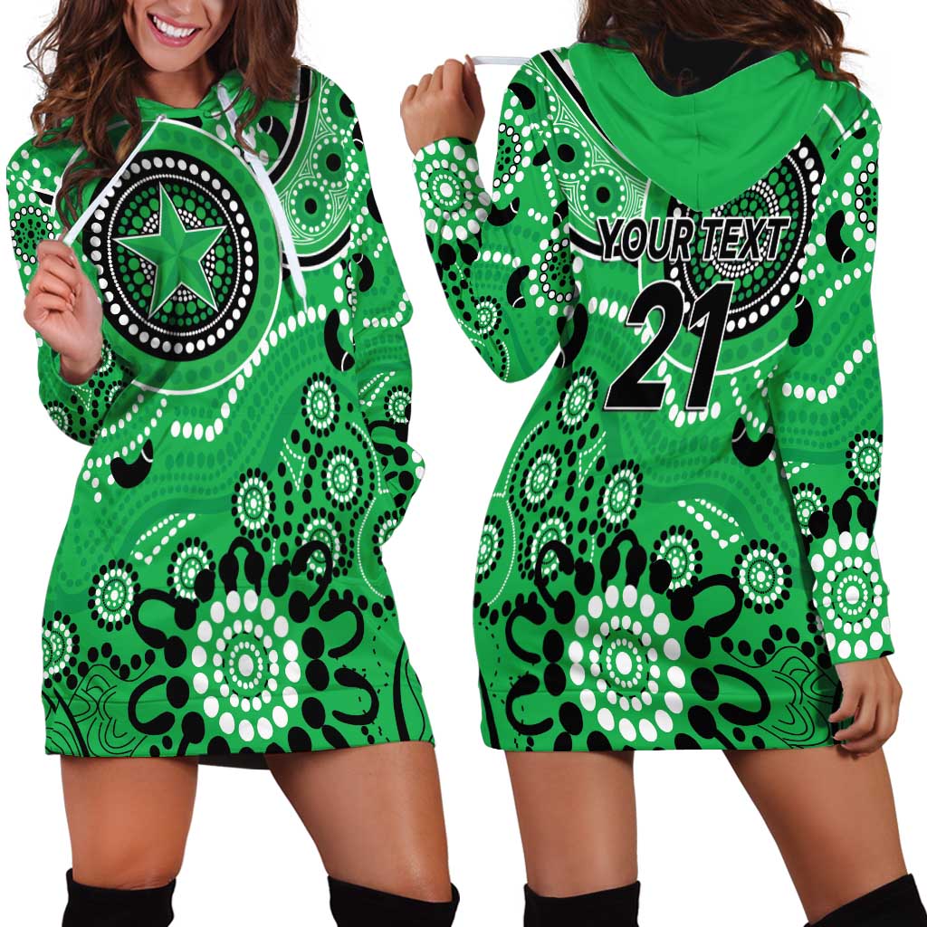 Stars Cricket Custom Hoodie Dress Australian Aboriginal