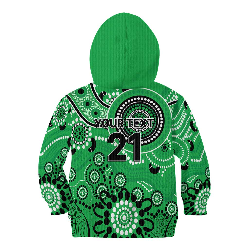 Stars Cricket Custom Kid Hoodie Australian Aboriginal