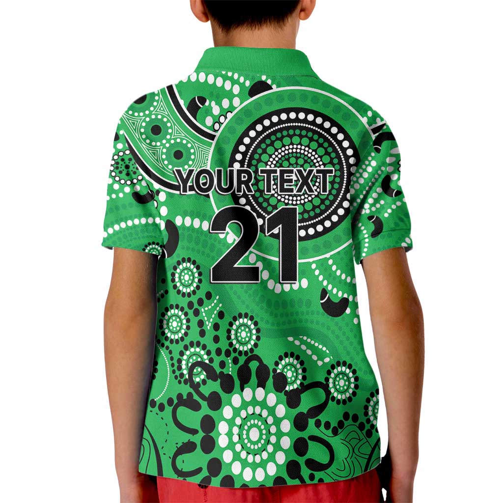 Stars Cricket Custom Kid Polo Shirt Australian Aboriginal