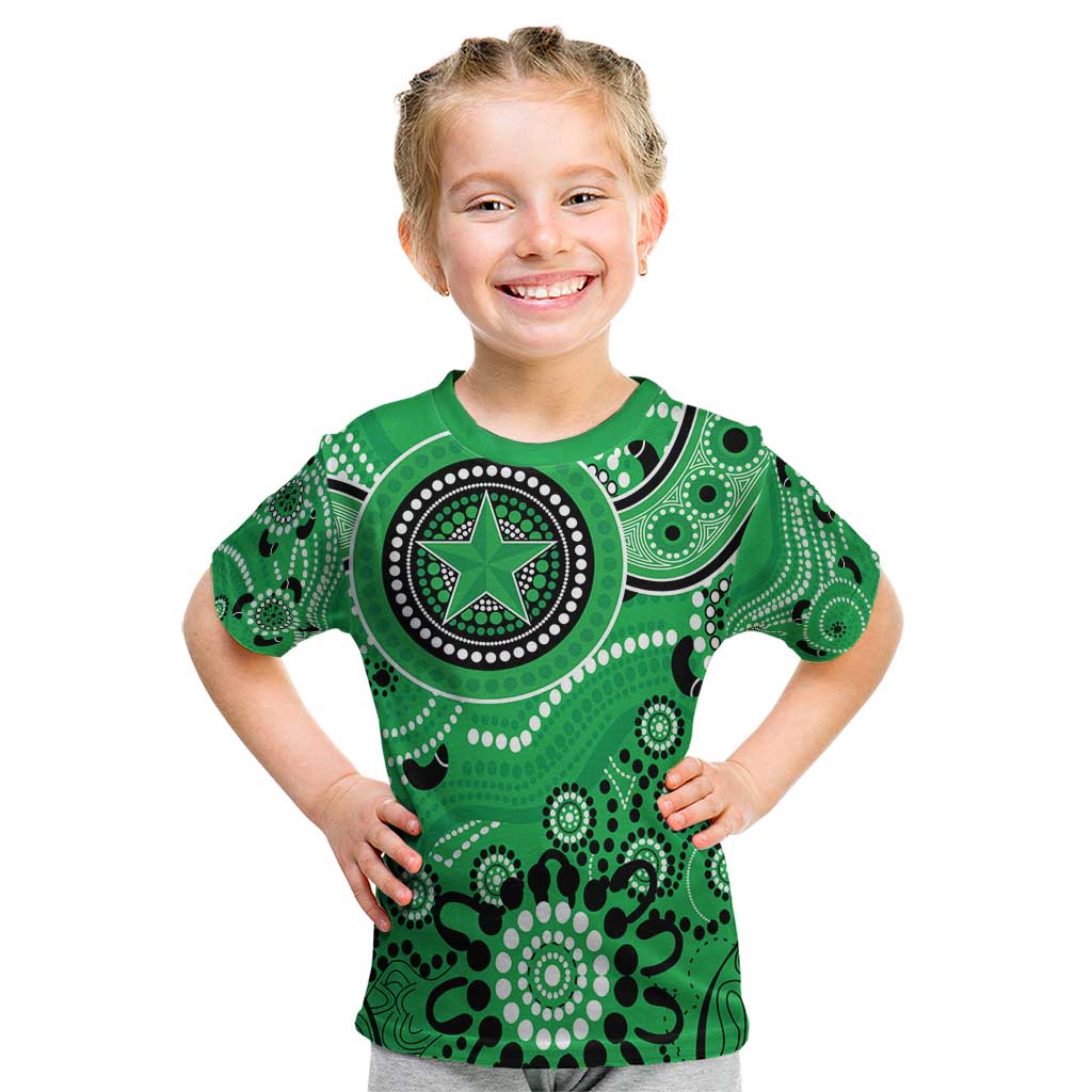 Stars Cricket Custom Kid T Shirt Australian Aboriginal