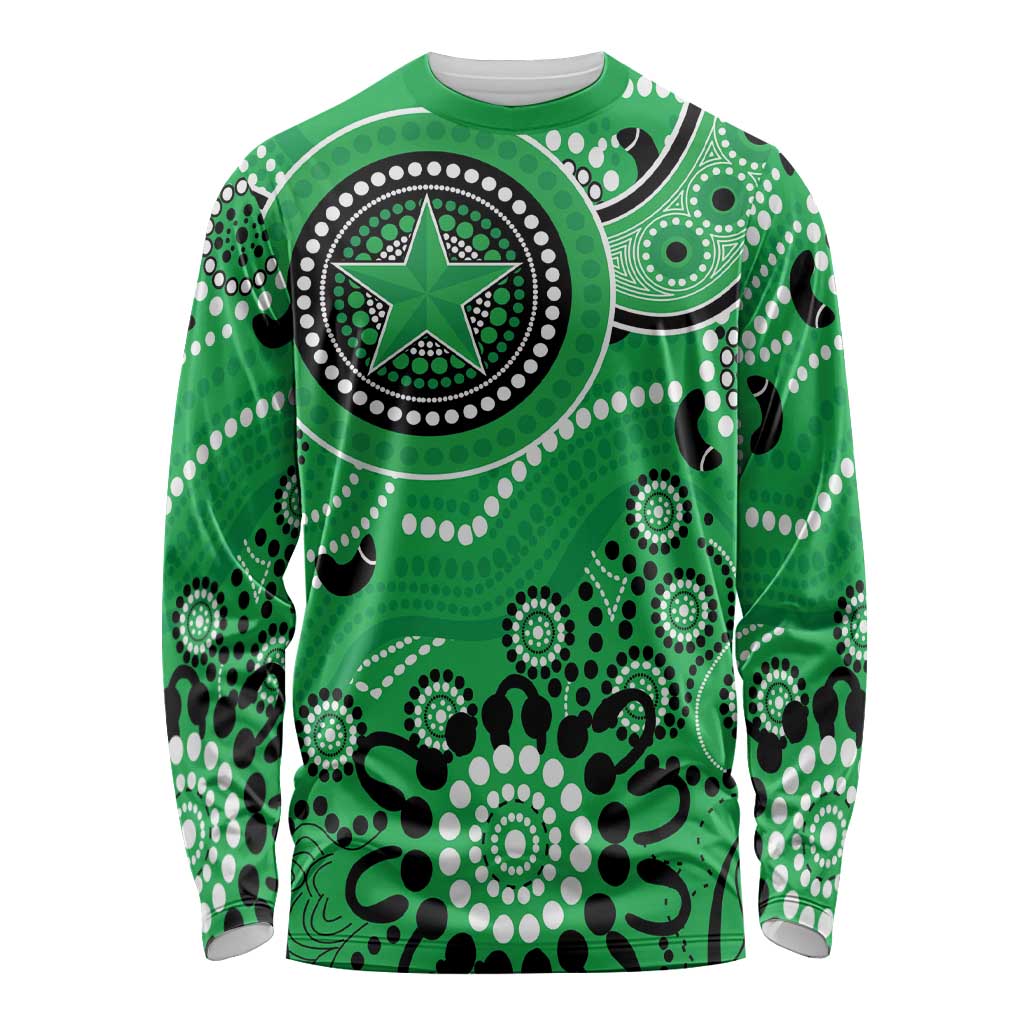 Stars Cricket Custom Long Sleeve Shirt Australian Aboriginal