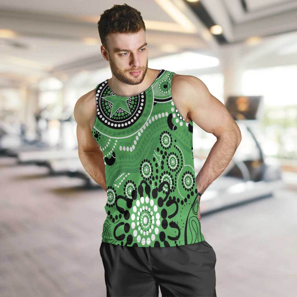 Stars Cricket Custom Men Tank Top Australian Aboriginal