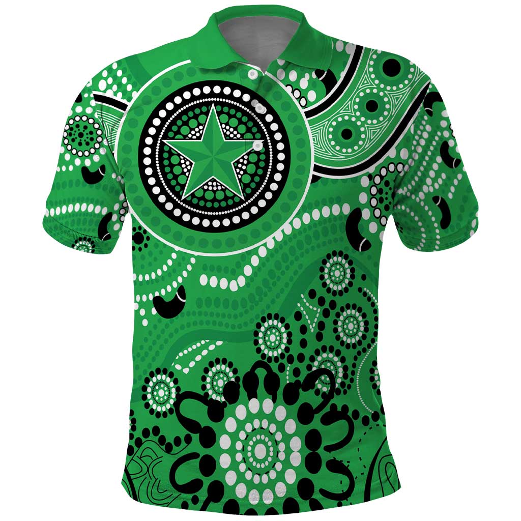 Stars Cricket Custom Polo Shirt Australian Aboriginal