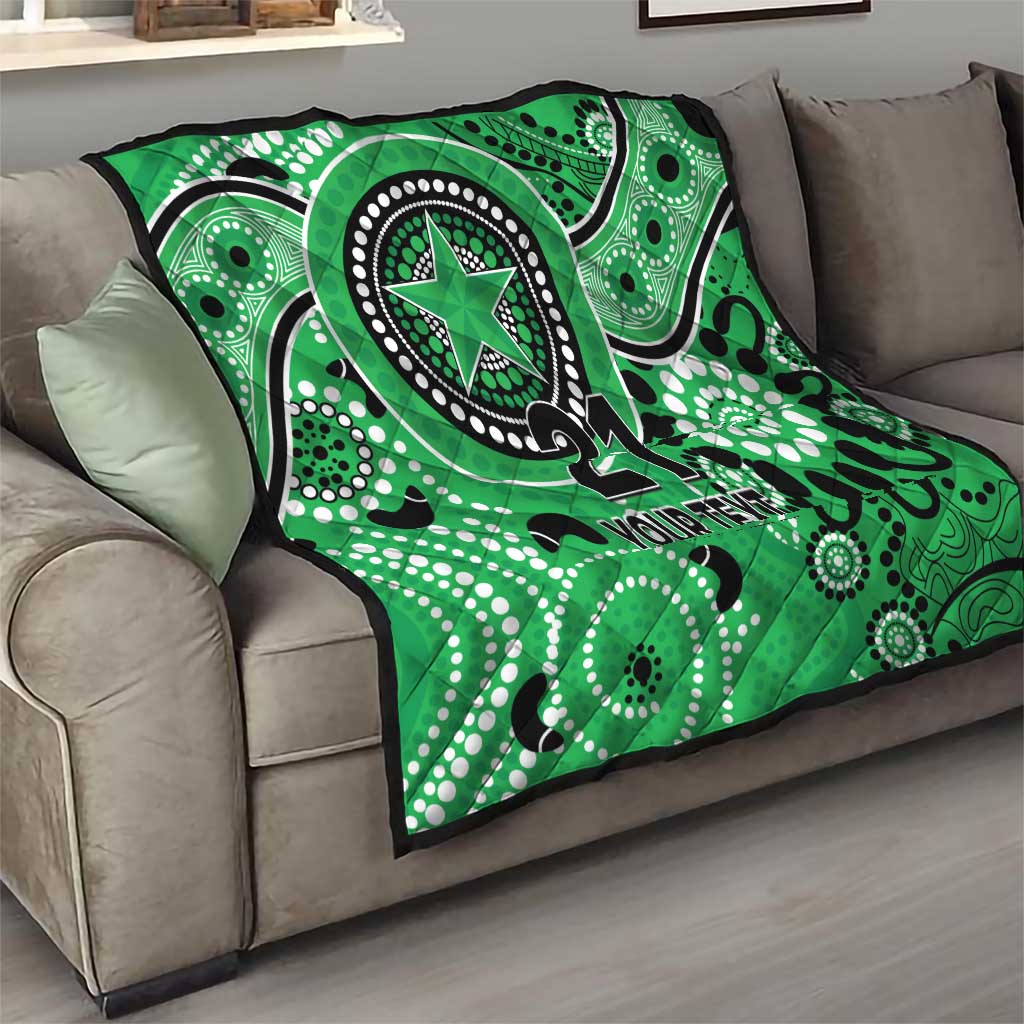 Stars Cricket Custom Quilt Australian Aboriginal