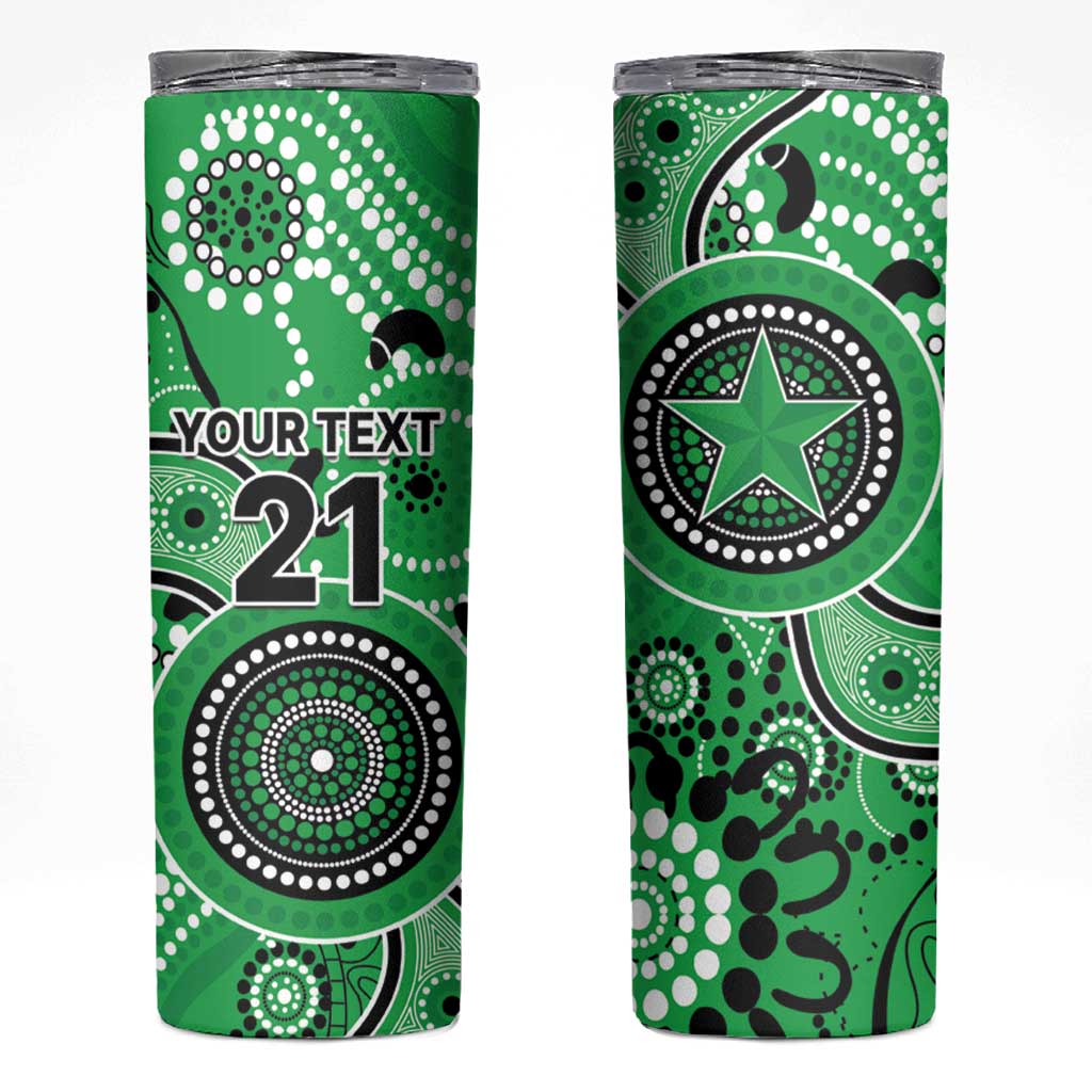 Stars Cricket Custom Skinny Tumbler Australian Aboriginal