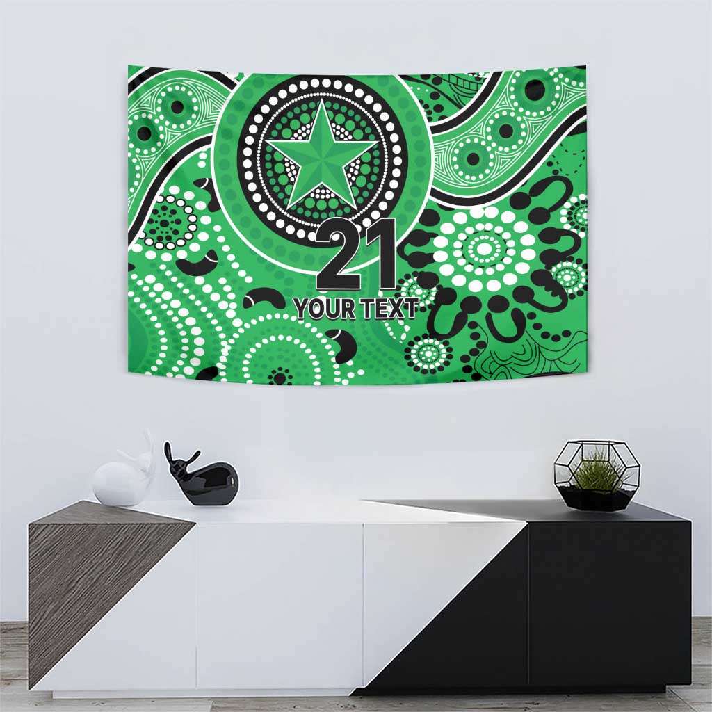 Stars Cricket Custom Tapestry Australian Aboriginal