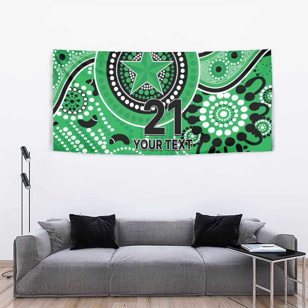 Stars Cricket Custom Tapestry Australian Aboriginal