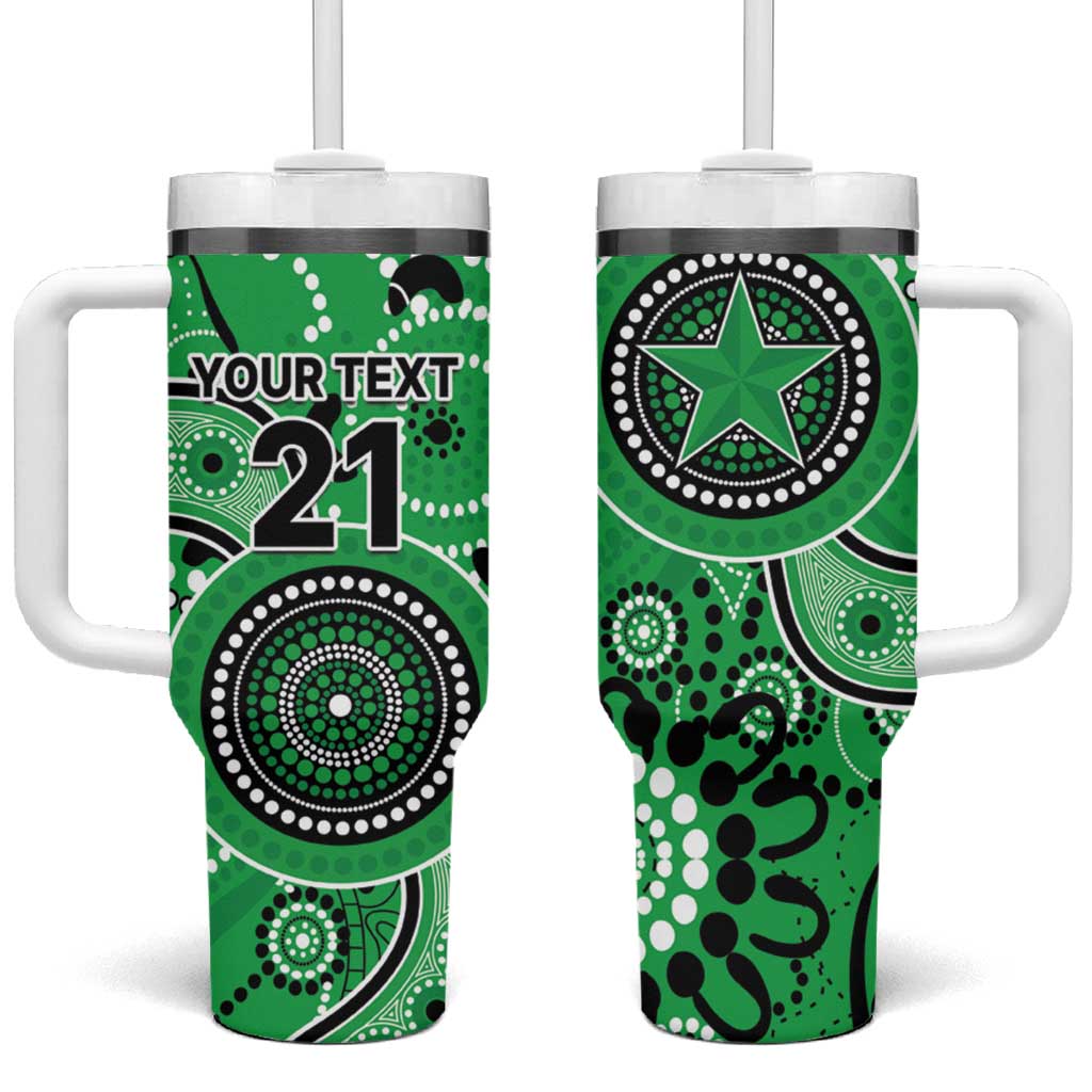 Stars Cricket Custom Tumbler With Handle Australian Aboriginal